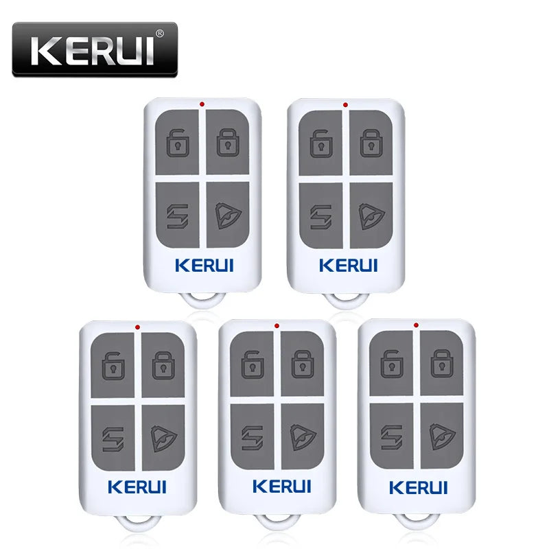KERUI RC531 Wireless Remote Control 4 Buttons For KERUI GSM PSTN Home Alarm System Portable Key Fobs - Home Smart Direct