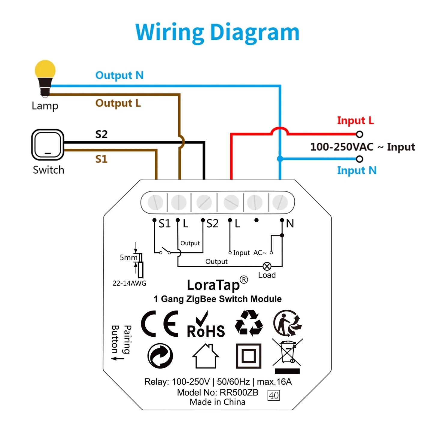 QCSMART The Light Switch 16A Relay Module Remote Control ZigBee Smart Solution Tuya Smart Life App Google Assistant Alexa DIY - Home Smart Direct