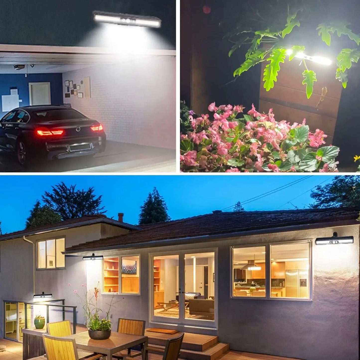 Clip On Solar Motion Light with Waterproof Fence Mount