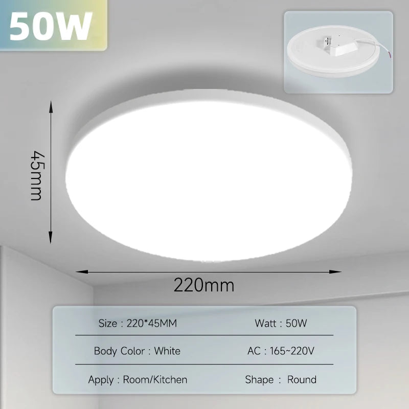 Modern LED Ceiling Light Fixture for Living Room and Bedroom - Home Smart Direct