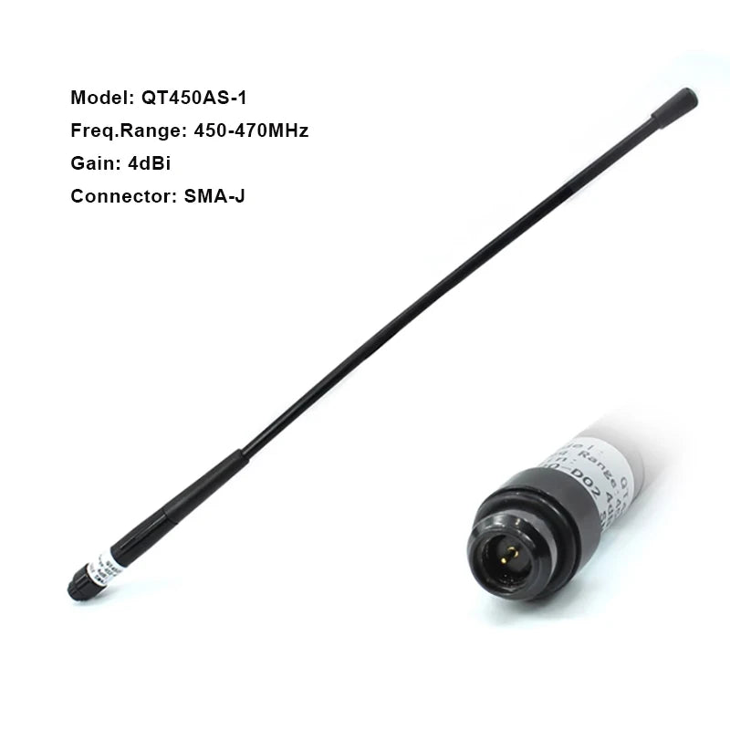 Base Station UHF Whip Antenna with SMA Connector for RTK Systems