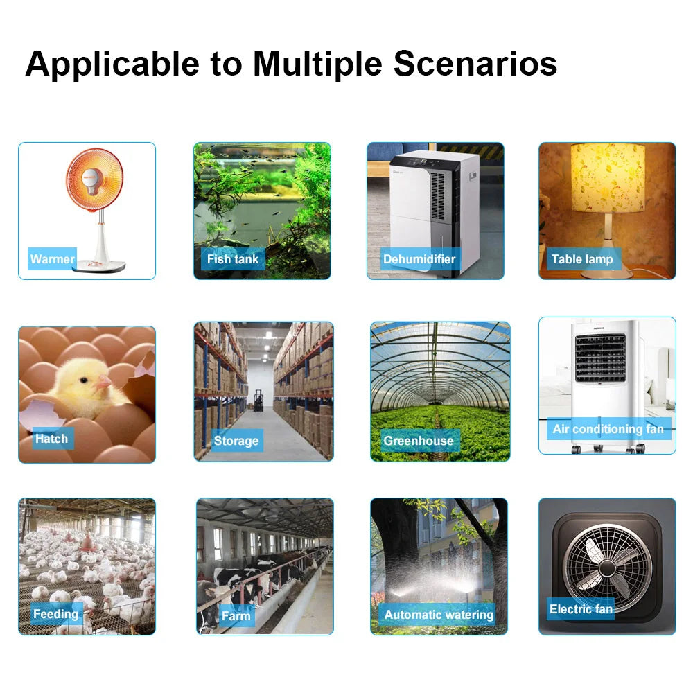 Smart WiFi Temperature Switch with Energy Monitoring