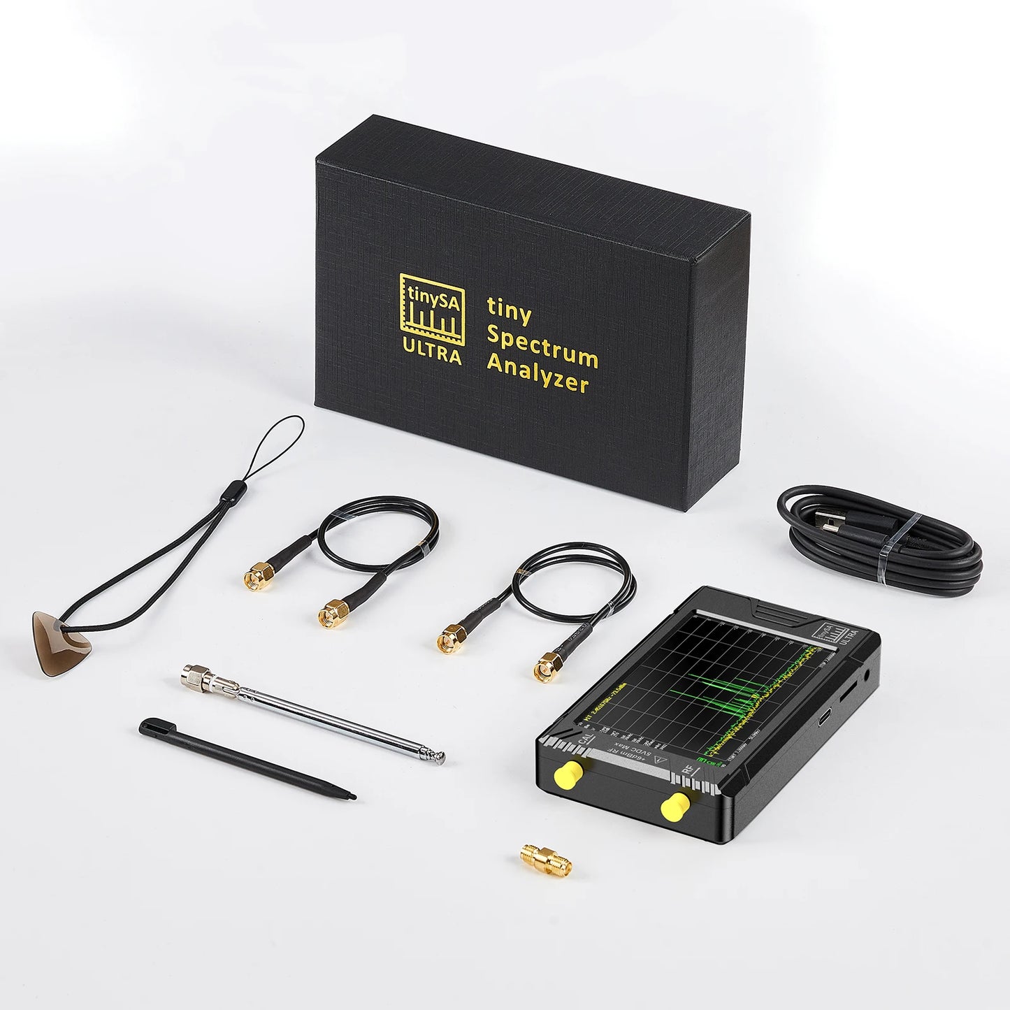 Tiny Spectrum Analyzer Ultra 4 Inch Display 100kHz to 5.3GHz with SD Card