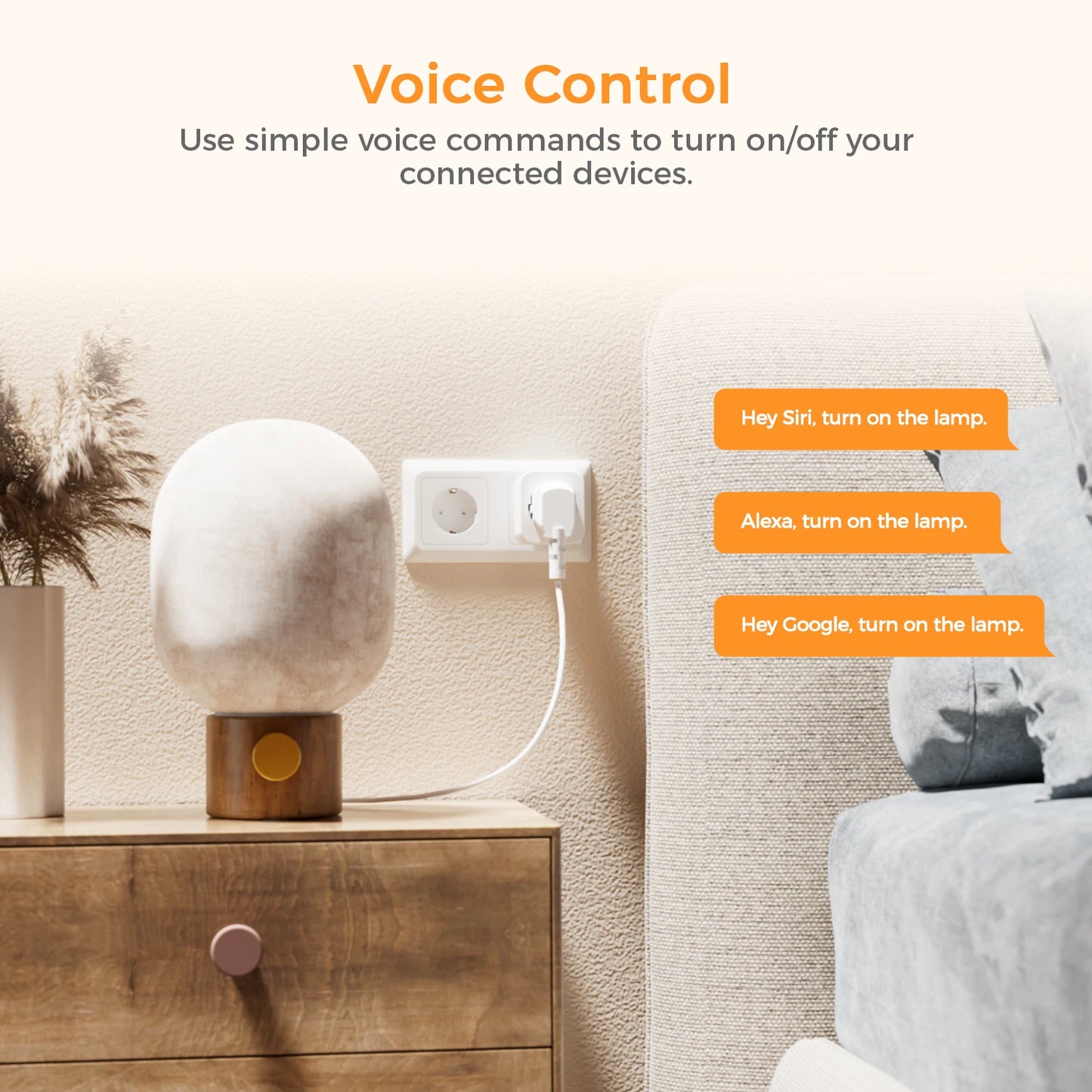 Smart Plug WiFi Socket with Power Monitoring and Voice Control