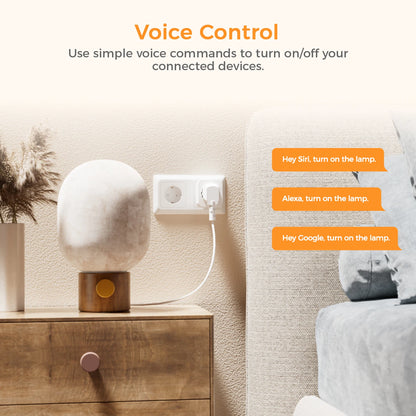 Smart Plug WiFi Socket with Power Monitoring and Voice Control