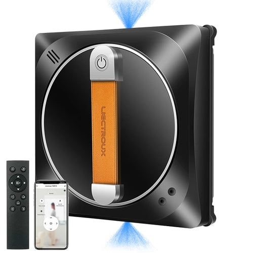 Window Vacuum Cleaning Robot with Spray and App Control