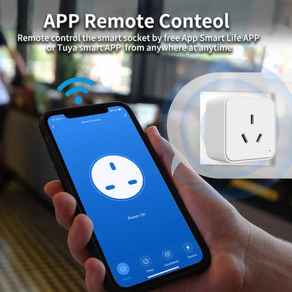 Smart Power Strip WiFi Outlet with Remote and Timer