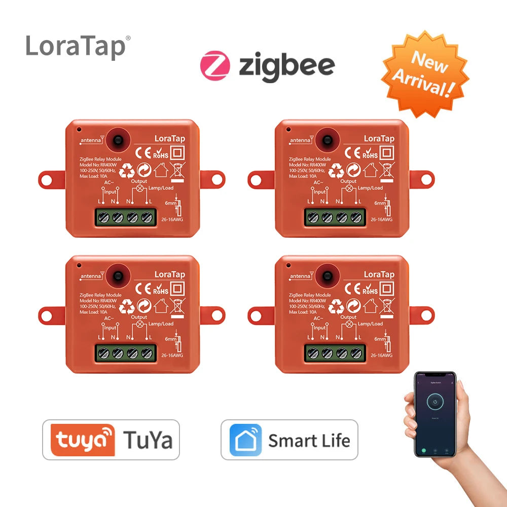 Tuya ZigBee 3.0 Smart Life Socket Module Wireless Remote Control, Work with Echo Alexa Google Home Voice Assistant DIY MQTT - Home Smart Direct