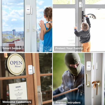 KERUI D025 433MHz Wireless Window Door Magnet Sensor Detector For G18 W18 Home Security Alarm System Burglar An-theft - Home Smart Direct