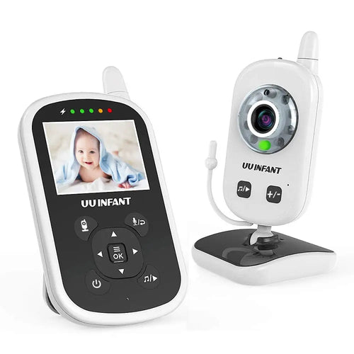 Video Baby Monitor with Camera Audio Night Vision and Temperature Sensor