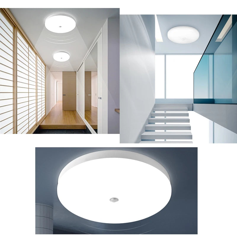 LED Motion Sensor Ceiling Lamp for Stairs Garage or Home Use - Home Smart Direct