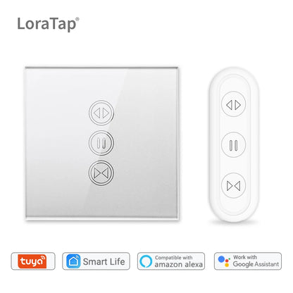 WiFi Roller Shutter Curtain Switch in Silver Finish