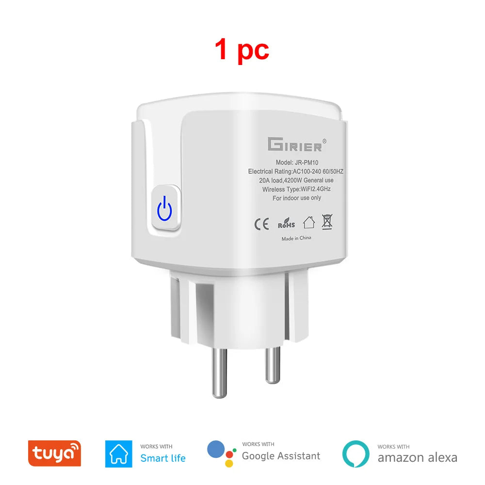 Smart WiFi Plug with Power Monitor and Timer Function