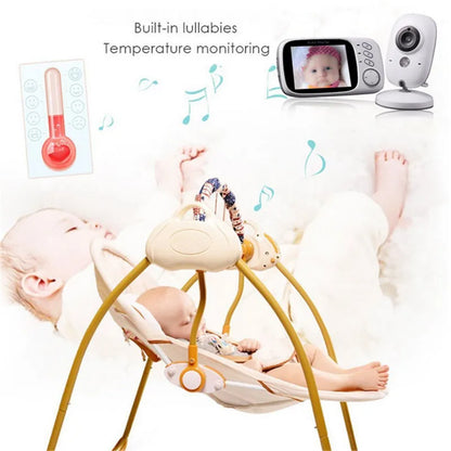 Wireless Baby Monitor with LCD Screen Two Way Talk and Babysitter Camera