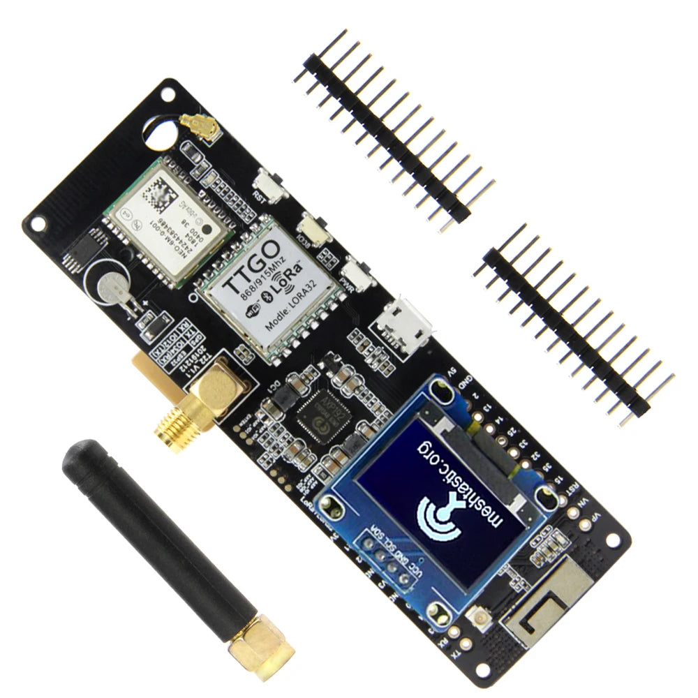 LoRa WiFi Bluetooth GPS Development Board with OLED Screen