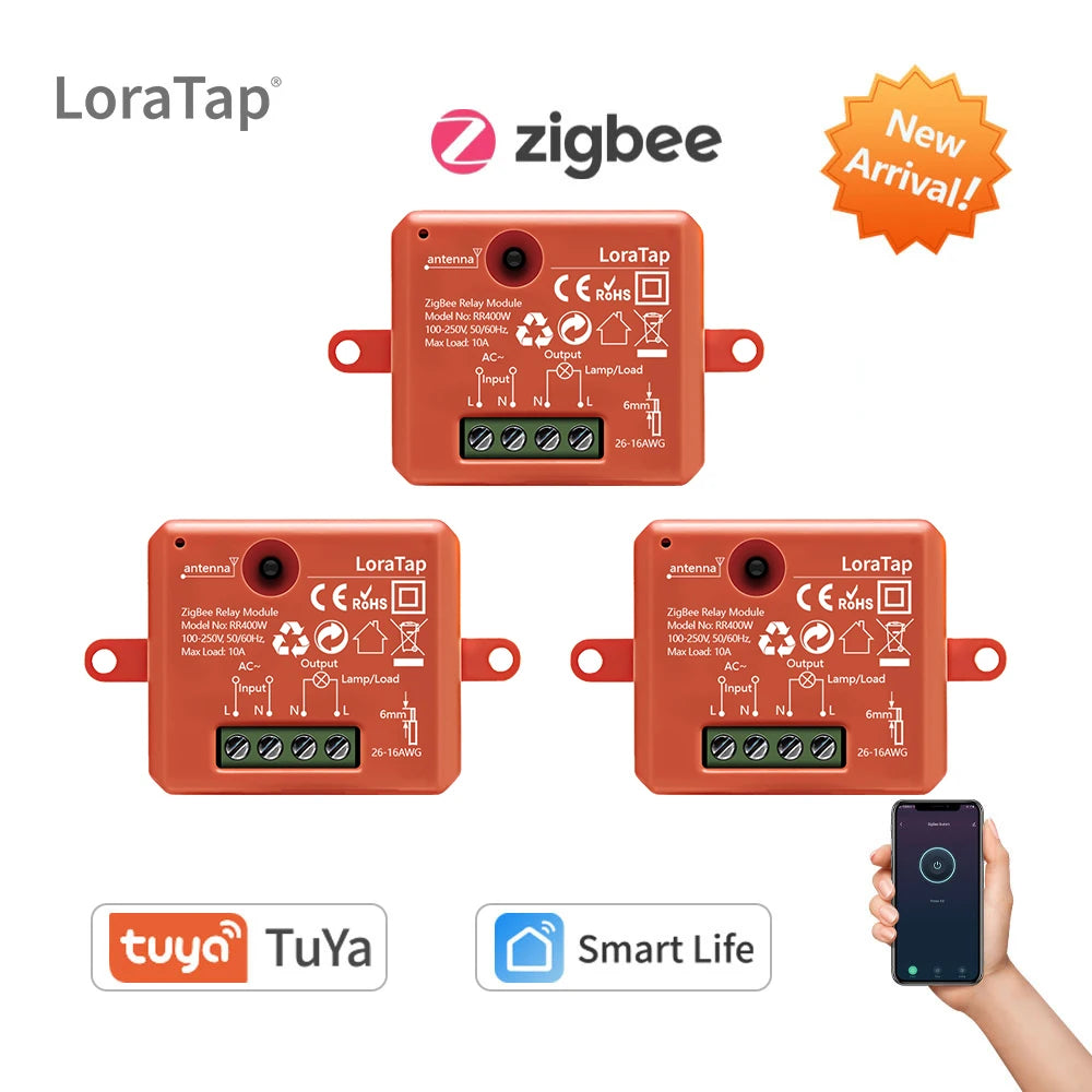 Tuya ZigBee 3.0 Smart Life Socket Module Wireless Remote Control, Work with Echo Alexa Google Home Voice Assistant DIY MQTT - Home Smart Direct