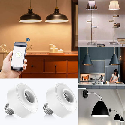 LoraTap Tuya ZigBee 3.0 Lamp Holder E27/E26 Bulb Smart Home Google Alexa Echo Remote Control Work with Assistant Zigbee2MQTT DIY - Home Smart Direct