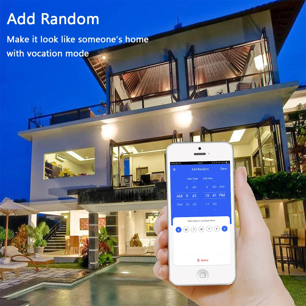 Smart WiFi Switch with App Remote Timer and Voice Control