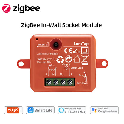 Tuya ZigBee 3.0 Wireless US 3 Gang Remote Control Switch Compatible with Smart Life Home Assistant Zigbee2MQTT DIY - Home Smart Direct