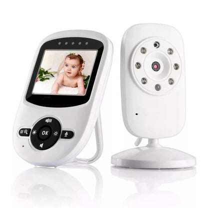 Wireless Video Baby Monitor with Night Vision and Temperature Sensor