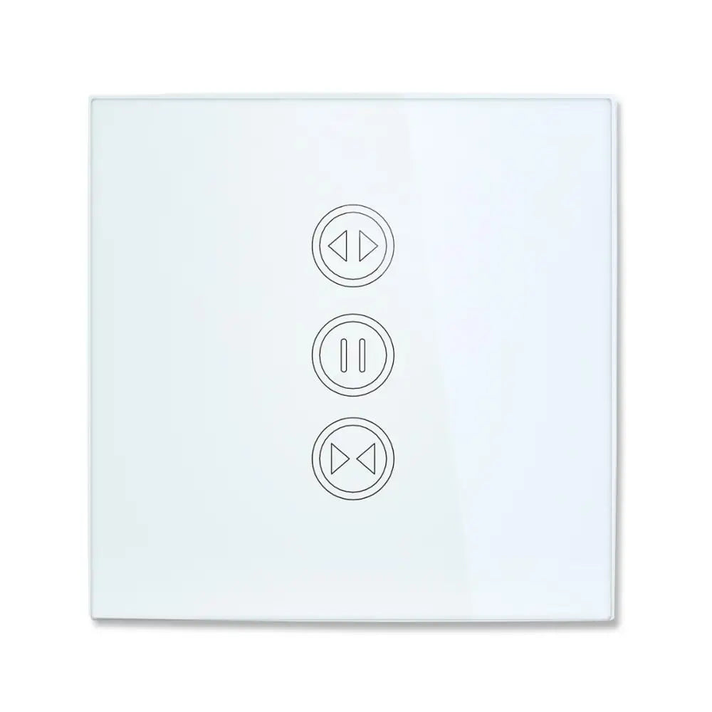 WiFi Curtain Switch Touch Panel Tuya App Remote Control Electrical Roller Shutter Blind Voice Control Google Home Alexa Echo DIY - Home Smart Direct