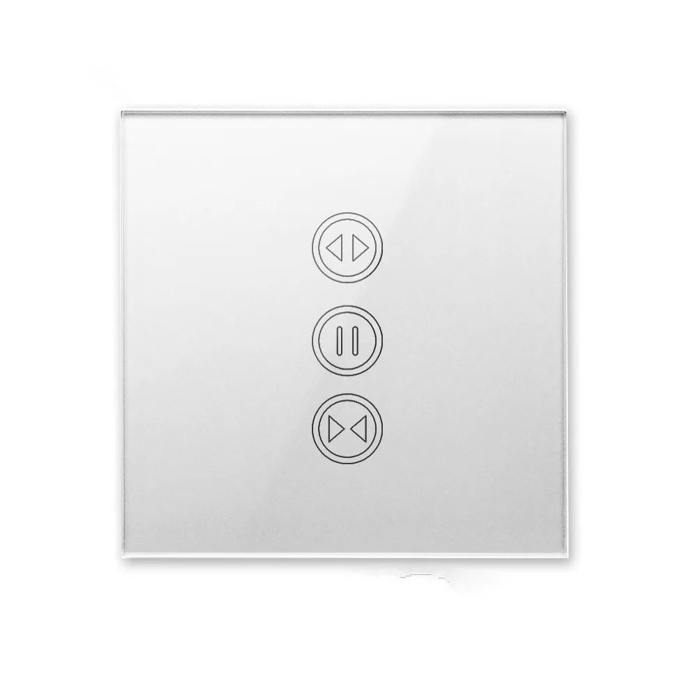 WiFi Roller Shutter Curtain Switch in Silver Finish