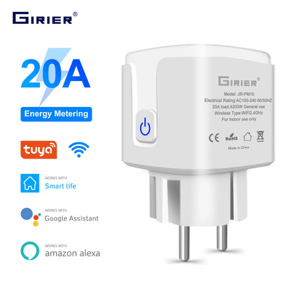 Smart WiFi Plug with Power Monitor and Timer Function