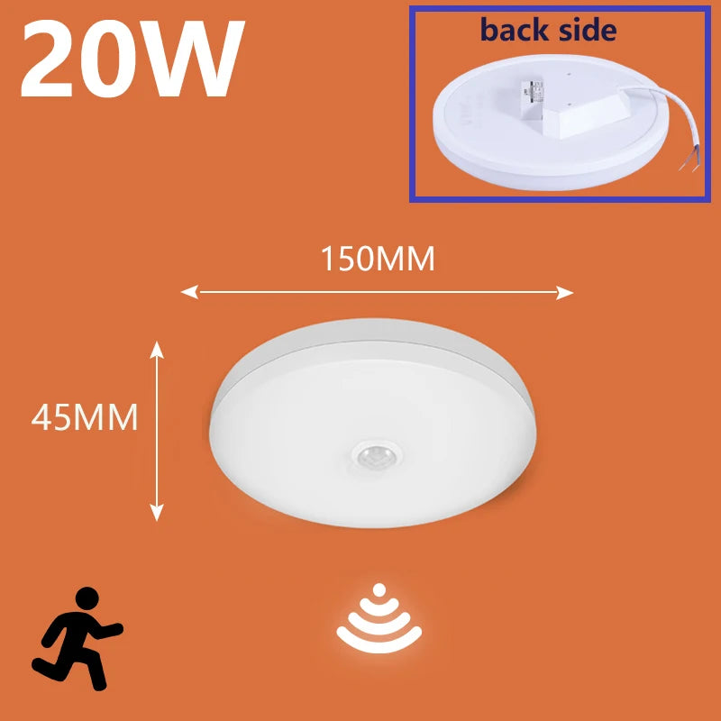 LED Motion Sensor Ceiling Light for Hallway Stairs and Walls - Home Smart Direct