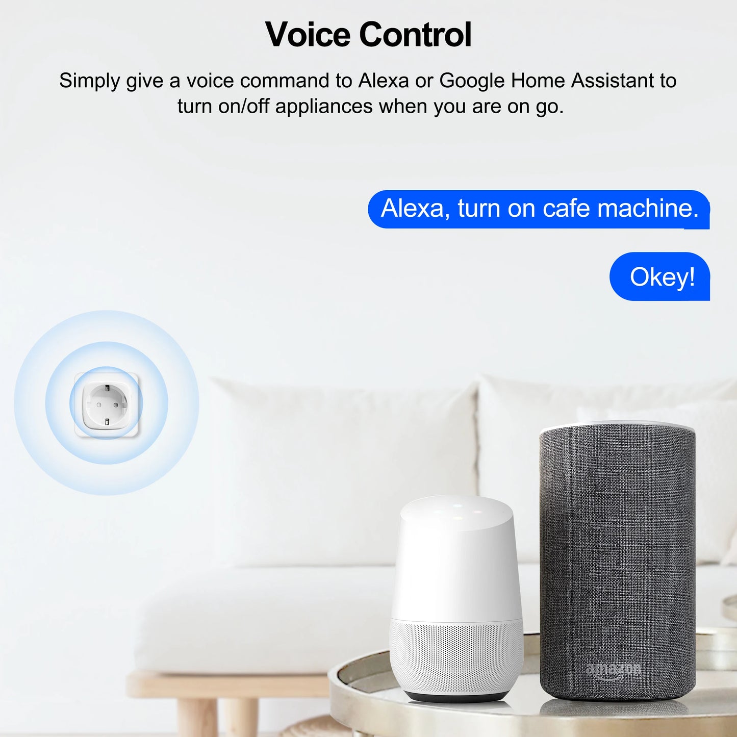 Smart WiFi Plug with Power Monitor and Timer Function