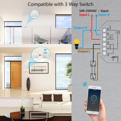 LoraTap Tuya ZigBee 3.0 Light Relay Module Smart Life Google Home Alexa App Remote Control Devices Timer Work with Zigbee2MQTT - Home Smart Direct