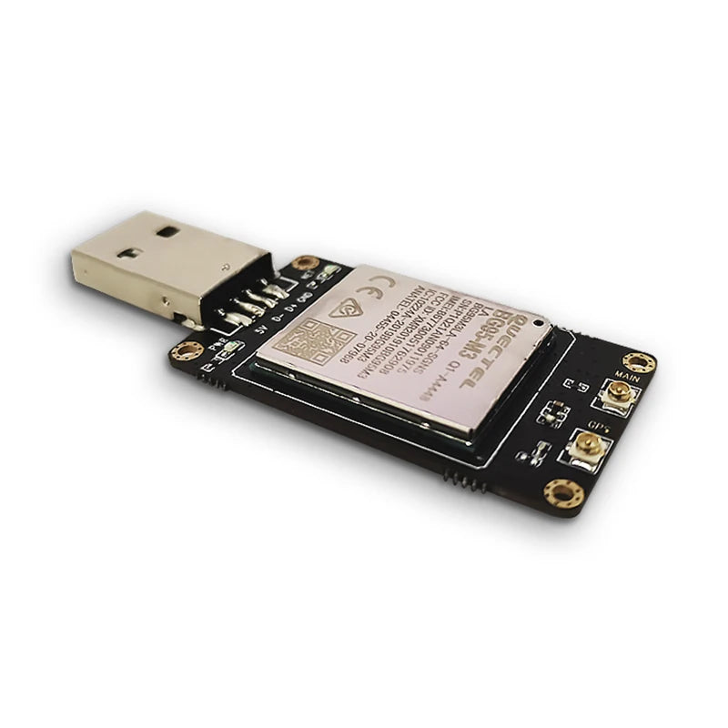 USB Cellular Modem with SIM Slot and GNSS Antenna