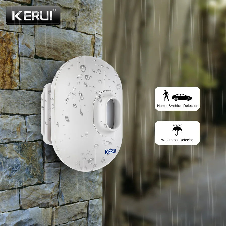 KERUI P861 Waterproof PIR Motion Sensor Detector For KERUI Wireless Security Alarm Driveway Garage Burglar Alarm - Home Smart Direct