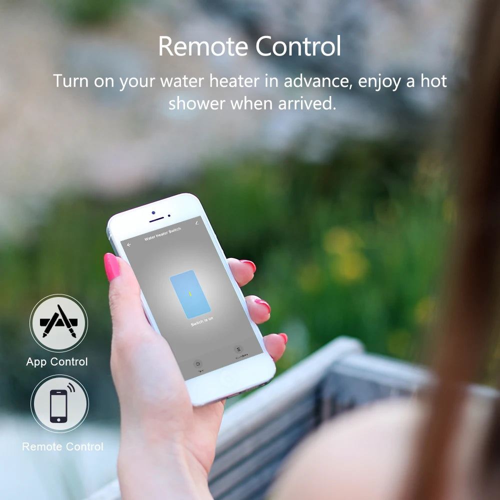 Tuya Smart Life ZigBee 3.0 Boiler Water Heater Switch 4400W App Timer Schedule ON OFF Works with Google Home Alexa Echo MQTT - Home Smart Direct