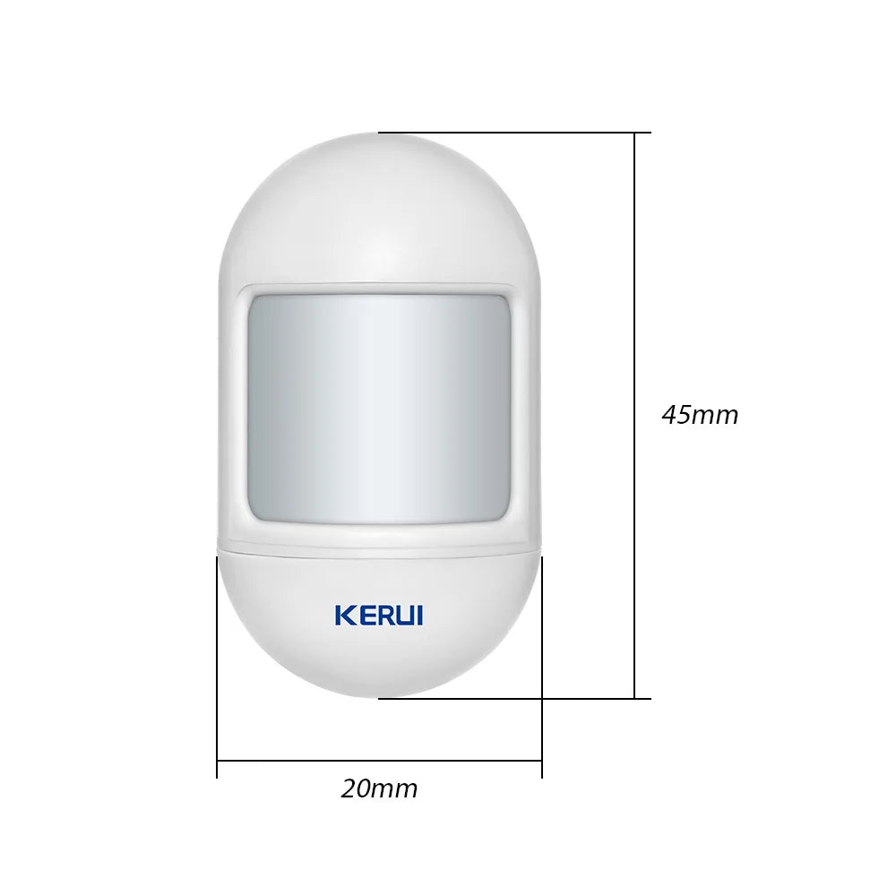 KERUI Wireless Mini PIR Motion Sensor Alarm Detector With magnetic swivel base For G18 W18 Home Security Alarm System - Home Smart Direct