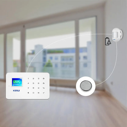 KERUI Wireless Mini PIR Motion Sensor Alarm Detector With magnetic swivel base For G18 W18 Home Security Alarm System - Home Smart Direct