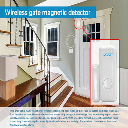 PGST Window Door Sensor for 433MHz Alarm System PG103 Wireless Home Alarm App Notification Alerts - Home Smart Direct