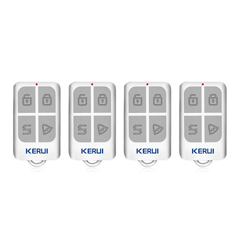 KERUI Wireless High-Performance Portable Remote Control 4 Buttons Keychain For WIFI GSM PSTN Home Security Alarm System - Home Smart Direct