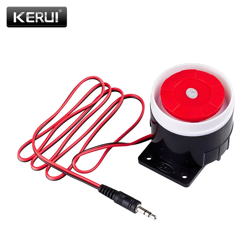 KERUI Mini Wired Siren Horn For Wireless Home Alarm Security System 120 dB Loudly Siren - Home Smart Direct