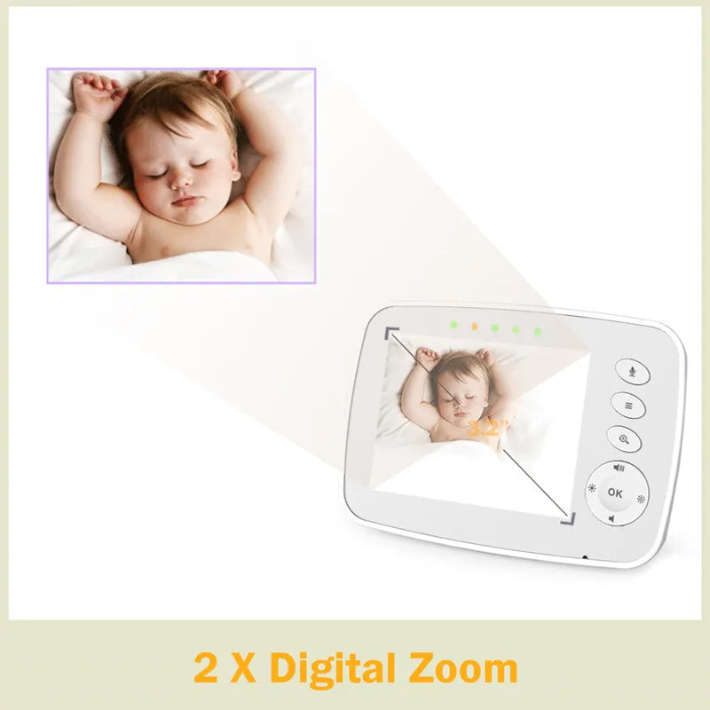 Wireless Baby Monitor with Night Vision Two Way Talk and Security Camera