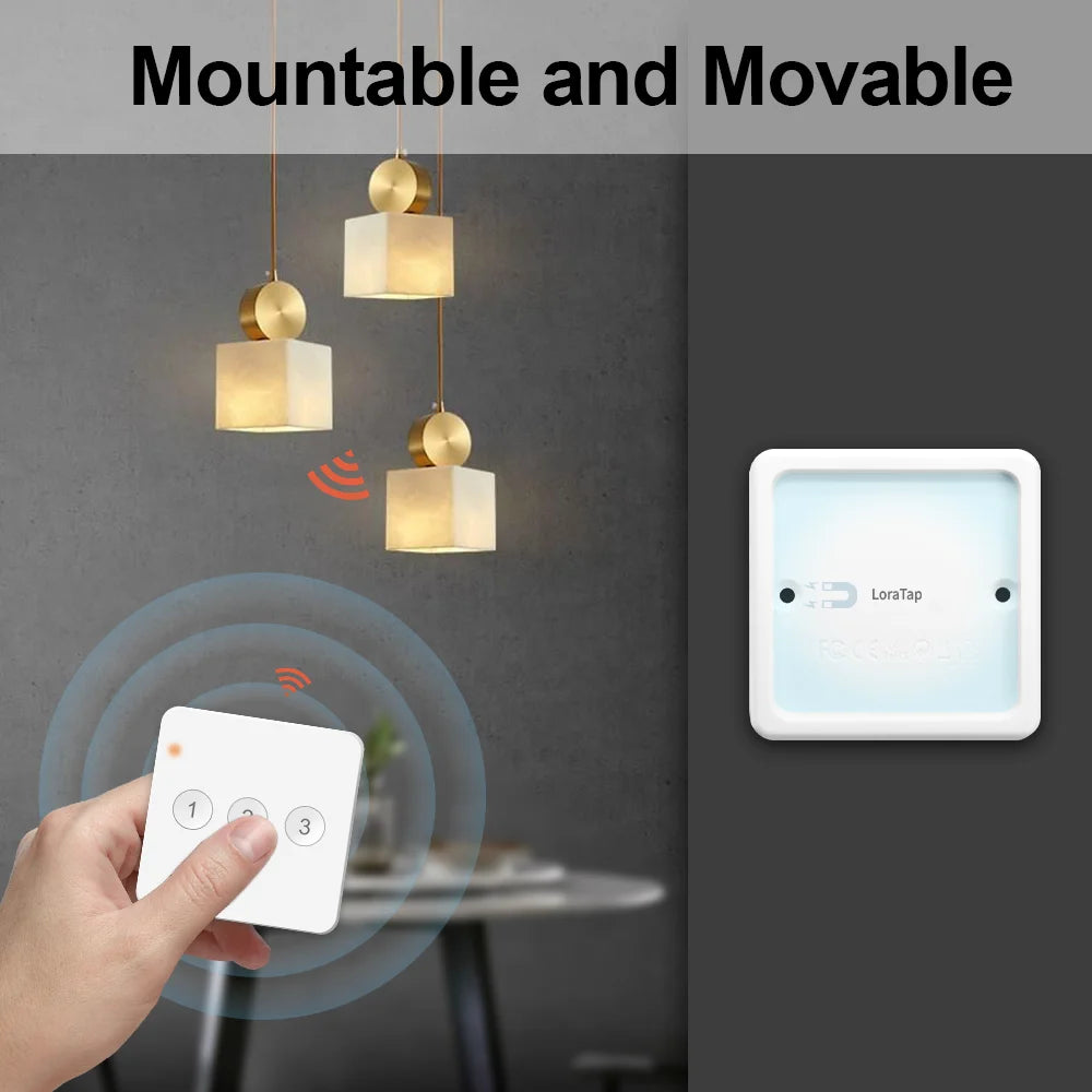 Tuya ZigBee 3.0 Wireless 3 Gang Remote Control Scene Switch Support Smart Life Home Assistant ZigBee2MQTT Automation DIY - Home Smart Direct