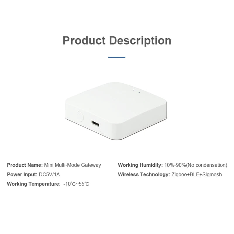 Zigbee Bluetooth Gateway Hub - Home Smart Direct