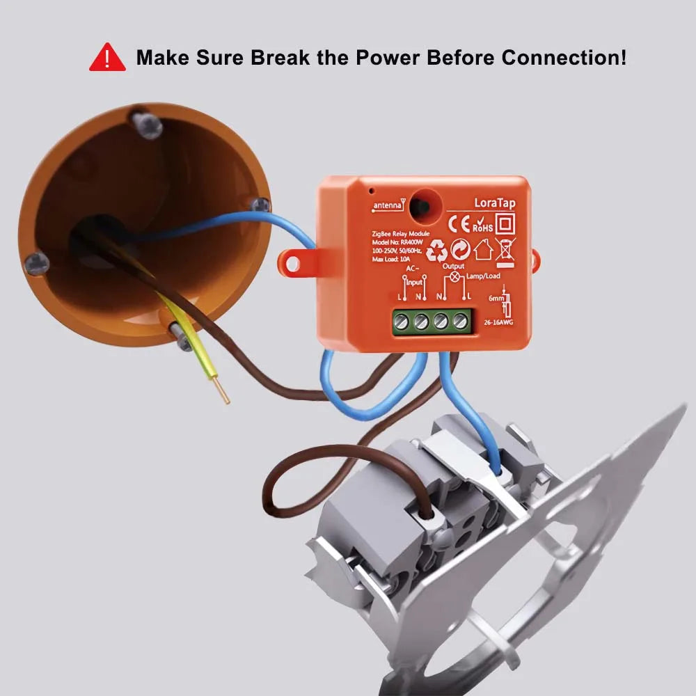 Tuya ZigBee 3.0 Smart Life Socket Module Wireless Remote Control, Work with Echo Alexa Google Home Voice Assistant DIY MQTT - Home Smart Direct