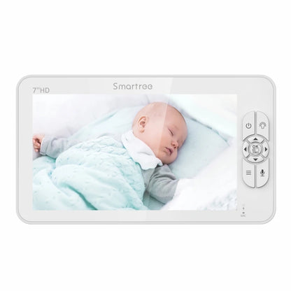 Split Screen Video Baby Monitor with Dual Cameras and Remote Control