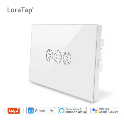 WiFi Curtain Switch Touch Panel Tuya App Remote Control Electrical Roller Shutter Blind Voice Control Google Home Alexa Echo DIY - Home Smart Direct