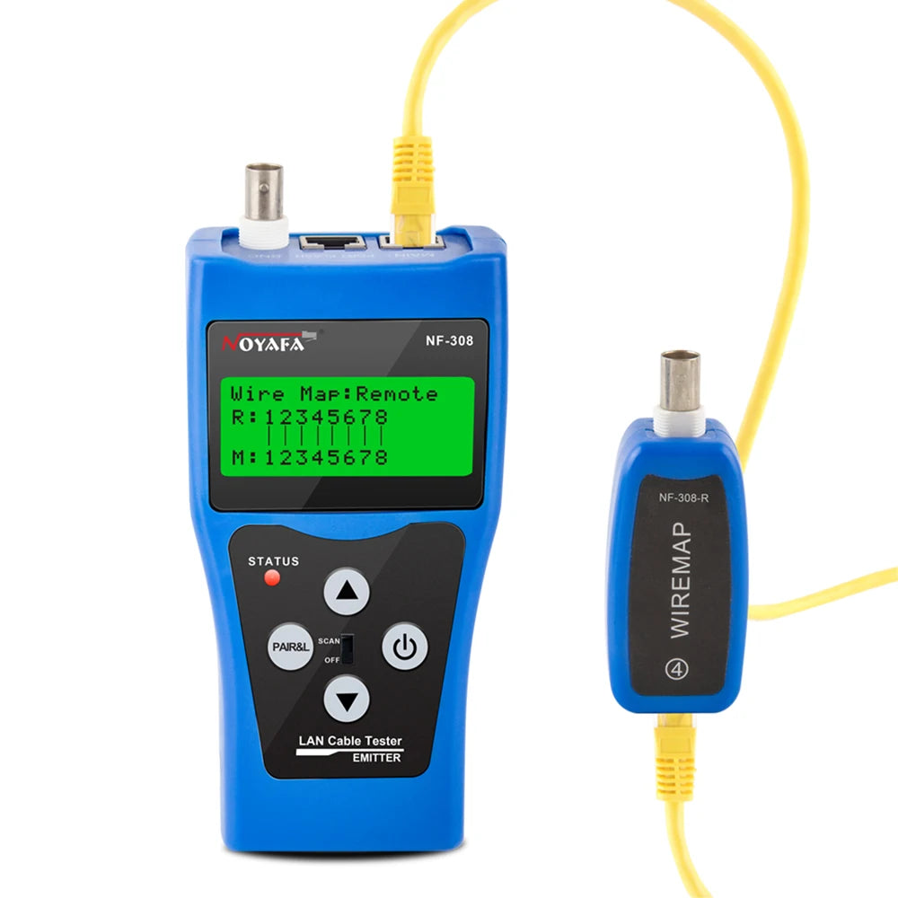 Network Cable Testing Unit Network Cable Tester with Length Measurement and Wire Tracking – Saints ...