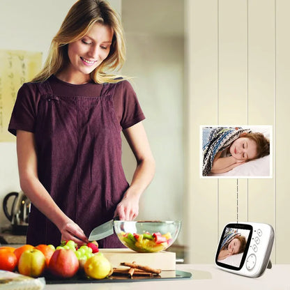 Wireless Baby Monitor with LCD Screen Two Way Talk and Babysitter Camera
