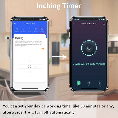 Smart WiFi Switch with App Remote Timer and Voice Control