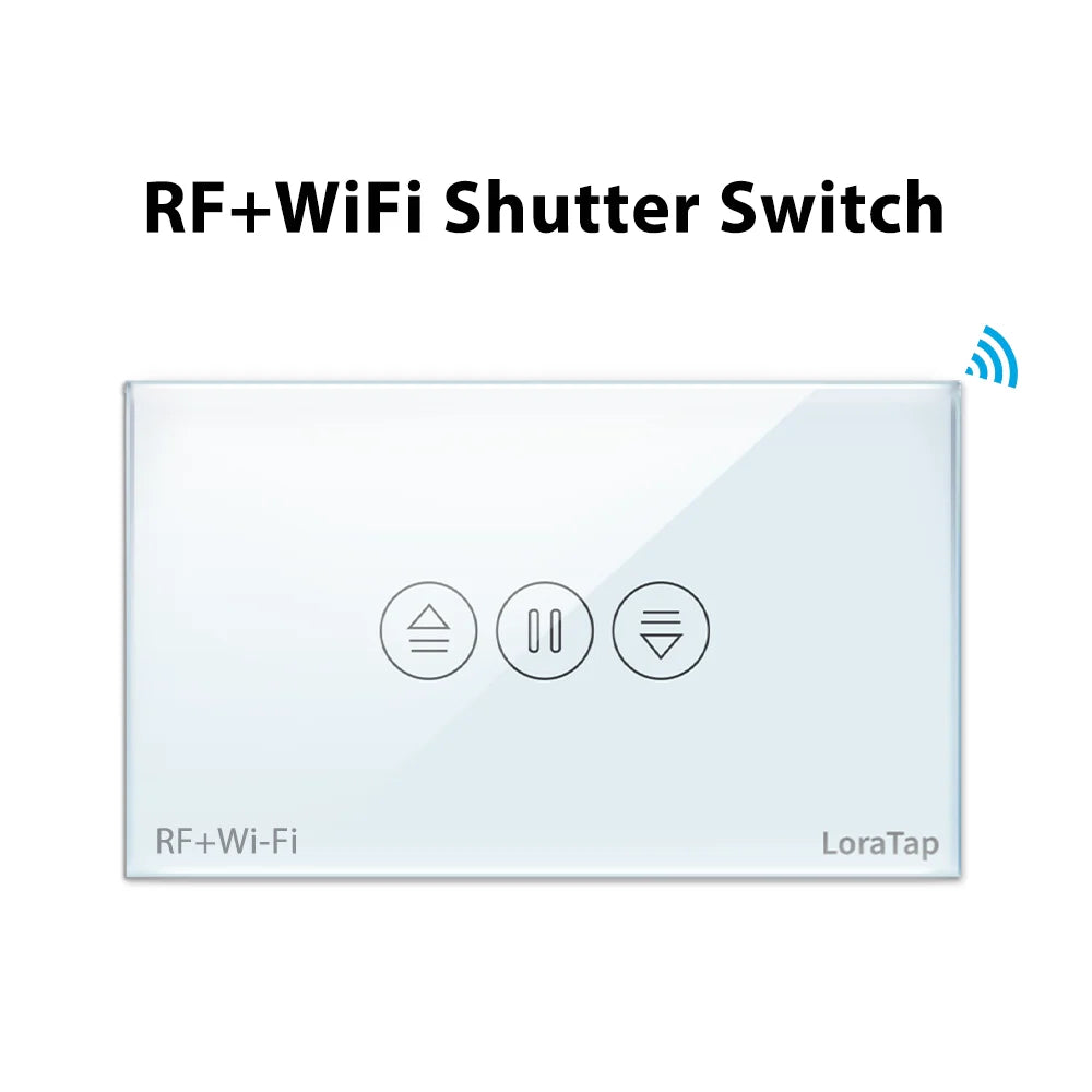 Smart RF WiFi Curtain Switch for Motorized Blinds