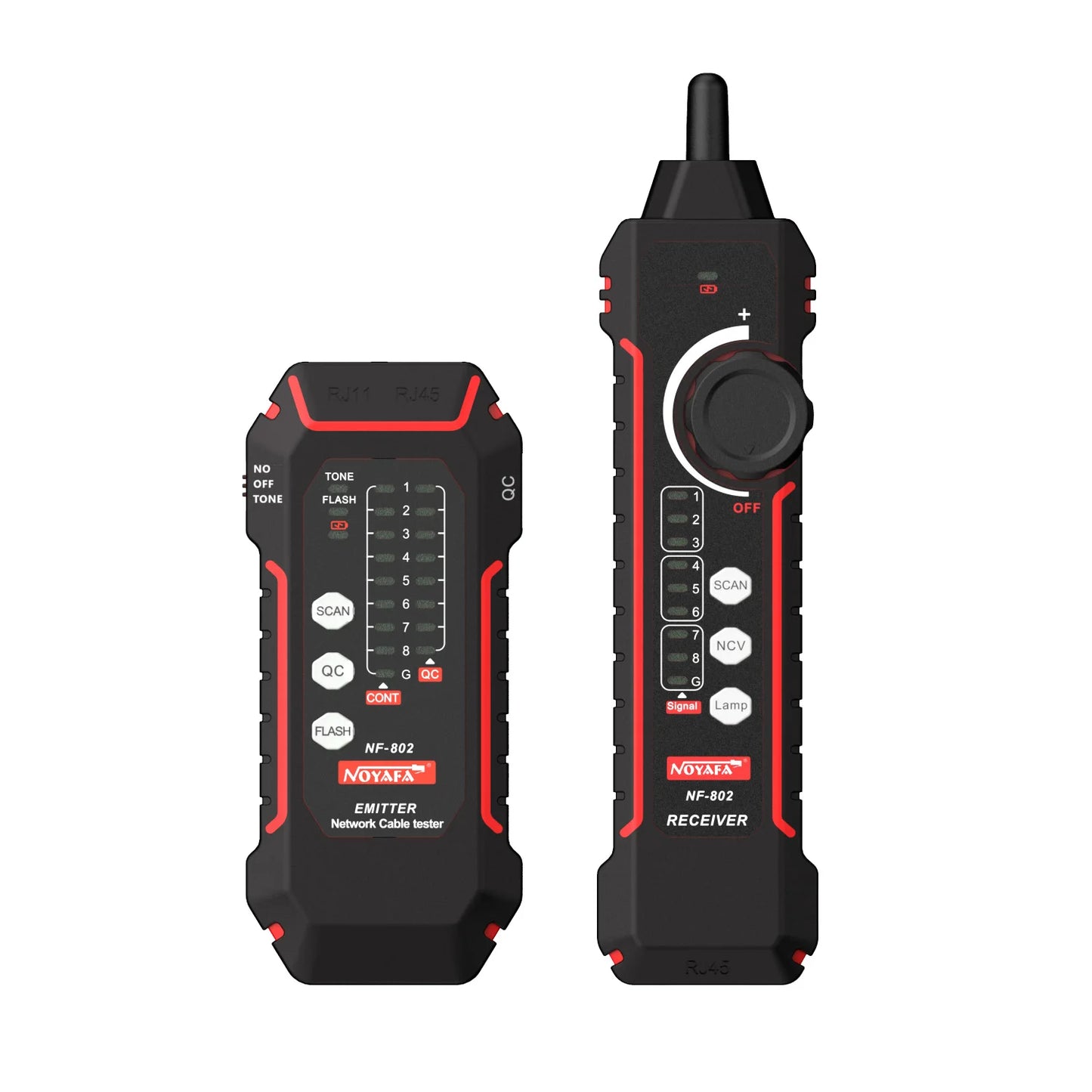 NOYAFA NF-802 Multi-function Cable Tester RJ11 RJ45 Cat5 Cat6 Tracker