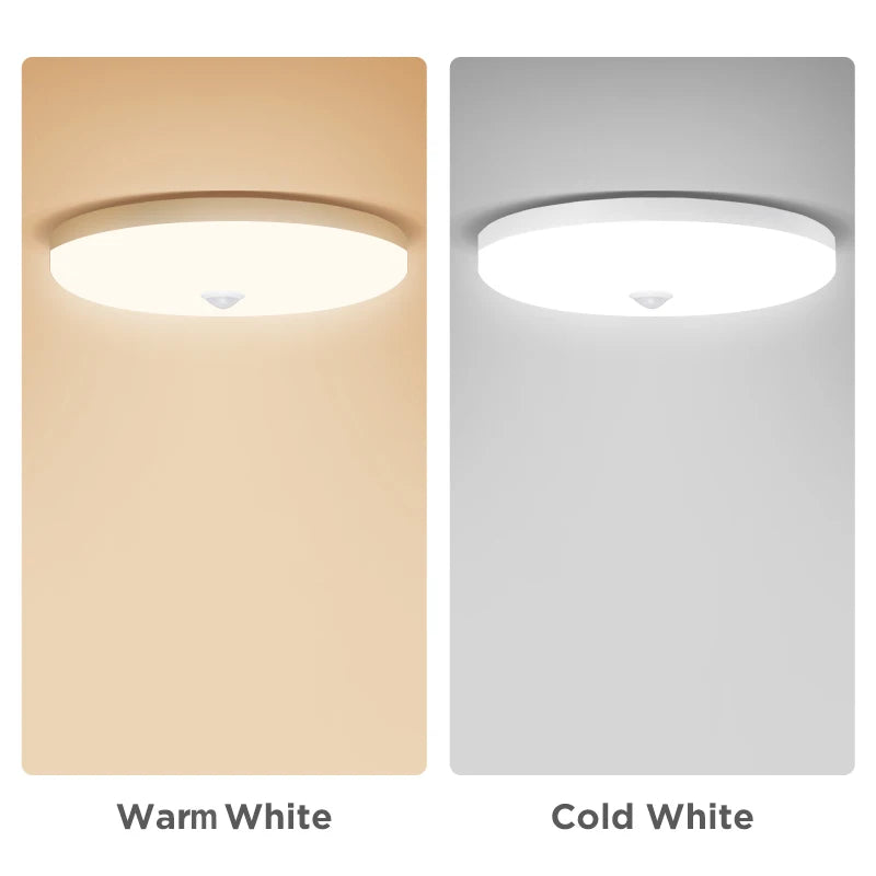 LED Motion Sensor Ceiling Lamp for Stairs Garage or Home Use - Home Smart Direct